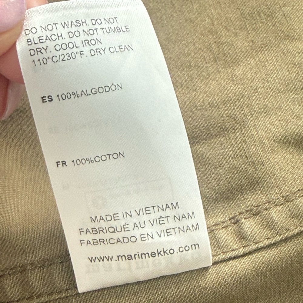 Marimekko Stella Olive Utility Parka Jacket with Hood (Runs Big) - Picture 13 of 13